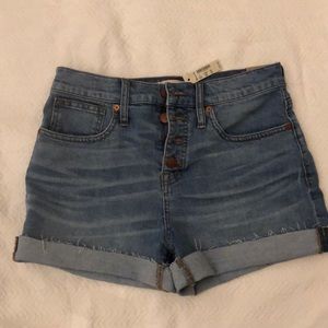 Madewell High Rise Denim Shorts